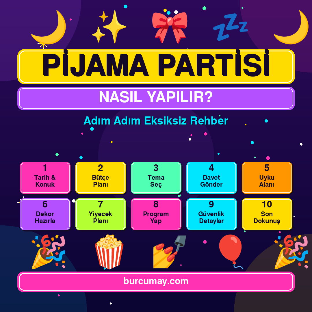 Pijama Partisi Nasıl Yapılır? Adım Adım Eksiksiz Rehber
