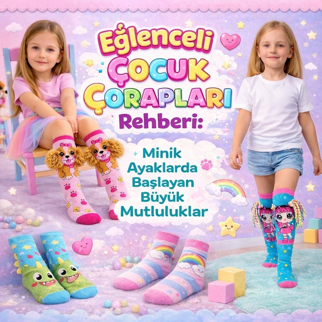 Eğlenceli Çocuk Çorapları Rehberi: Minik Ayaklarda Başlayan Büyük Mutluluklar