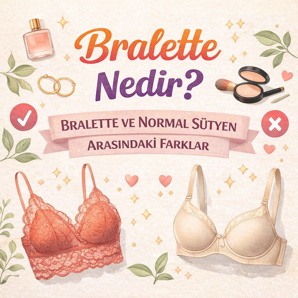 Bralette Nedir? Bralette ve Normal Sütyen Arasındaki Farklar