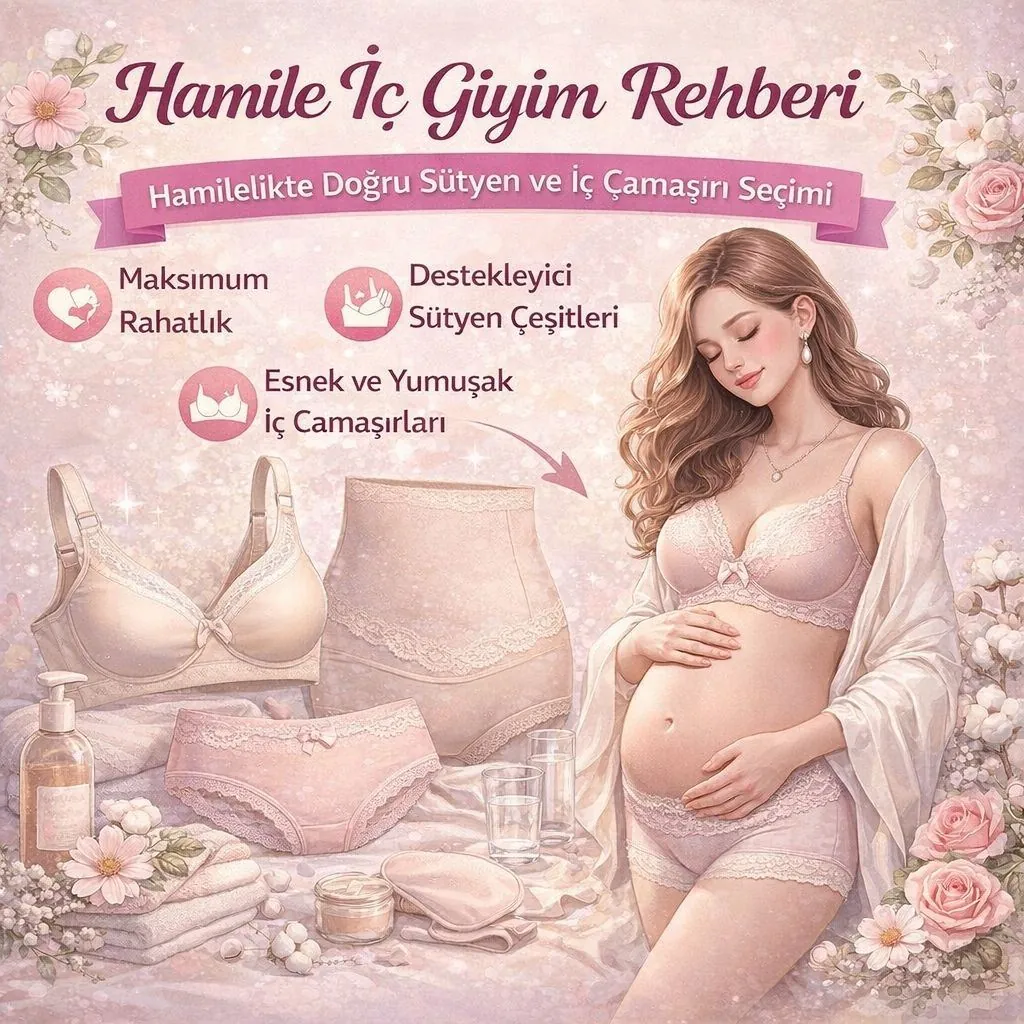 Hamile İç Giyim Rehberi: Hamilelikte Doğru Sütyen ve İç Çamaşırı Seçimi