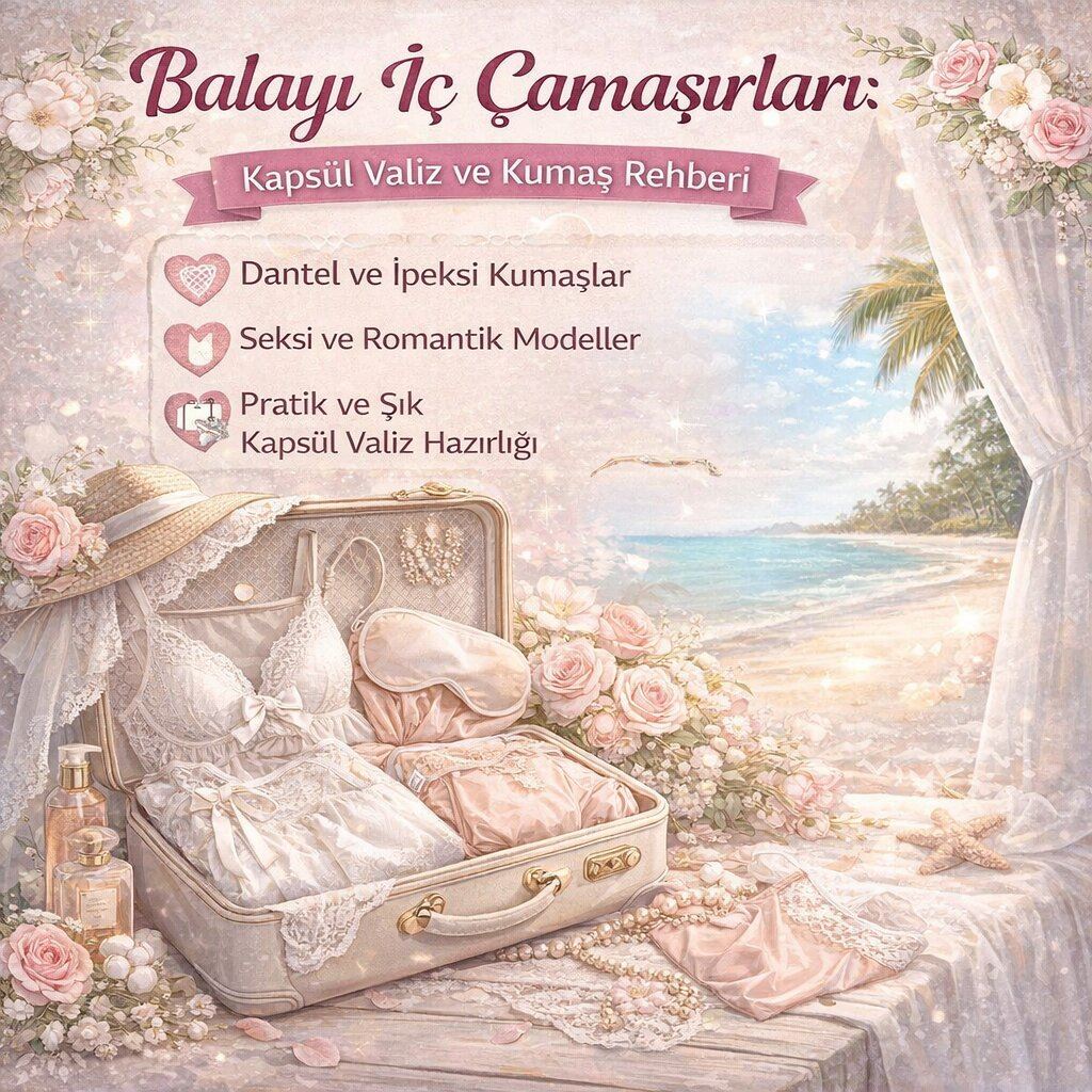 Balayı İç Çamaşırları: Kapsül Valiz ve Kumaş Rehberi