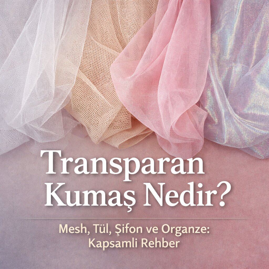 Transparan Kumaş Nedir? Mesh, Tül, Şifon ve Organze: Kapsamlı Rehber