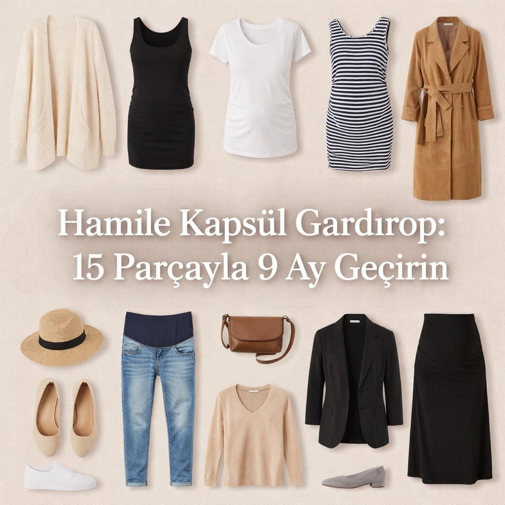 Hamile Kapsül Gardırop: 15 Parçayla 9 Ay Geçirin