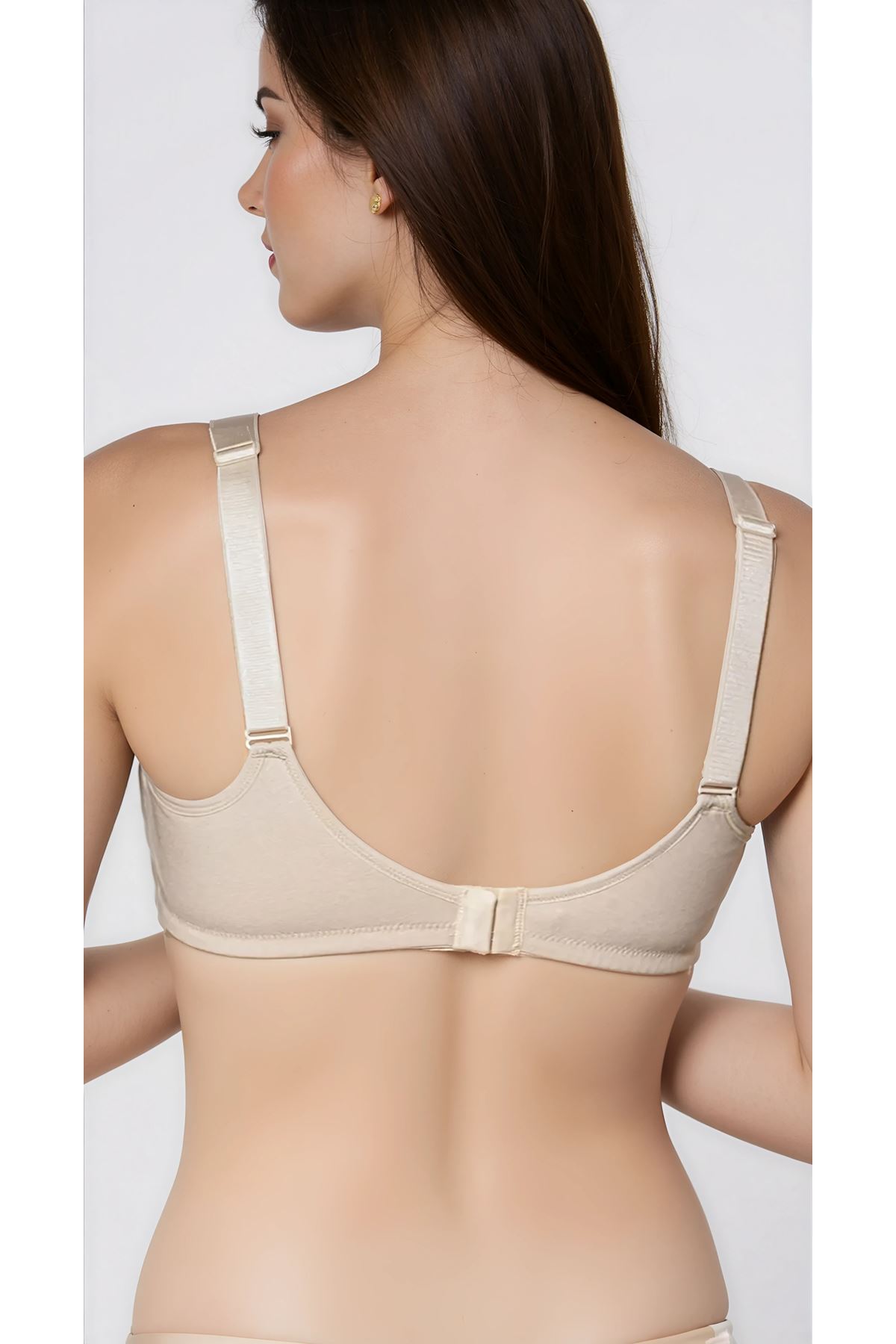 Nude Nursing Bra with Clip-Down Design Suitable for Daily Use