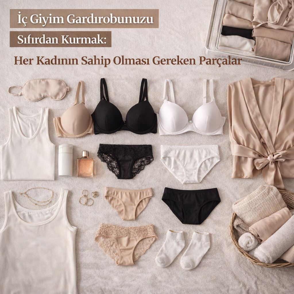 İç Giyim Gardırobunuzu Sıfırdan Kurmak: Her Kadının Sahip Olması Gereken Parçalar