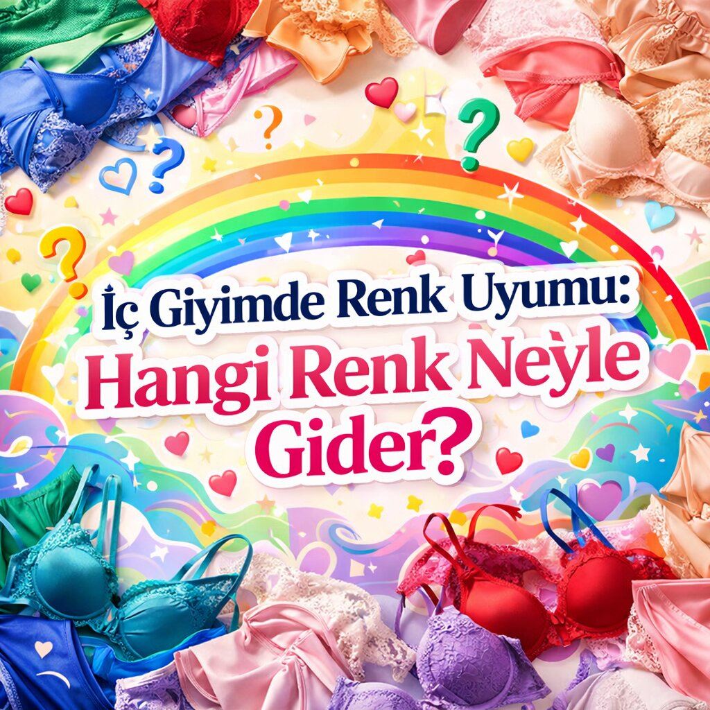 İç Giyimde Renk Uyumu: Hangi Renk Neyle Gider?