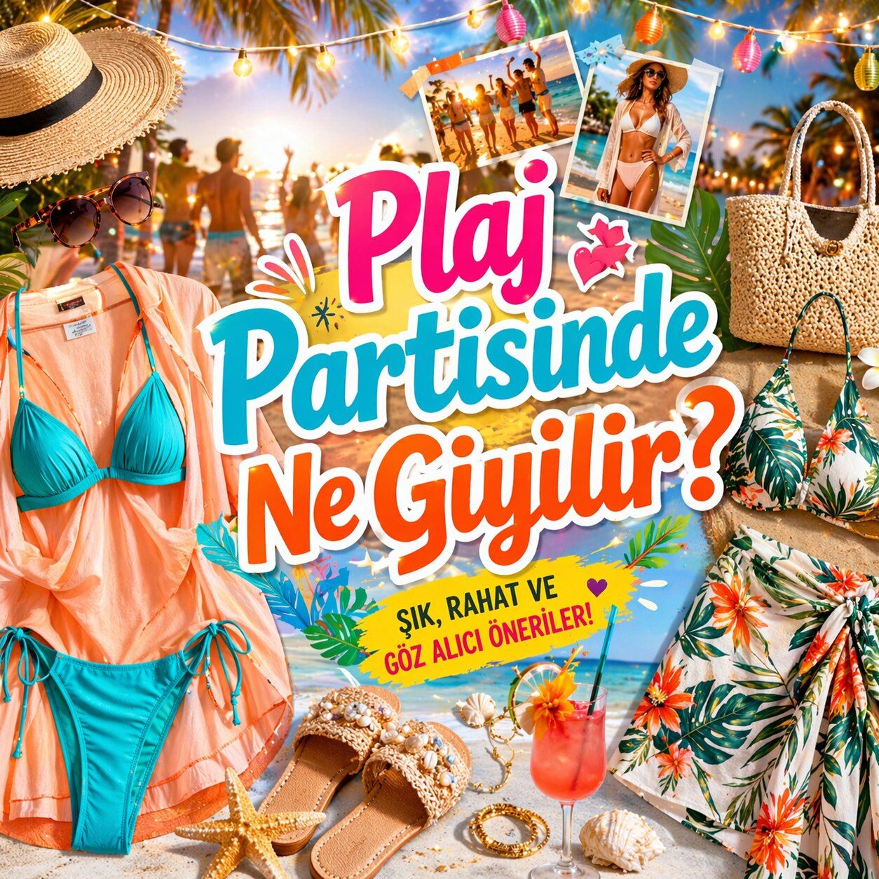 Plaj Partisinde Ne Giyilir? Kombin Önerileri ve Stil Rehberi