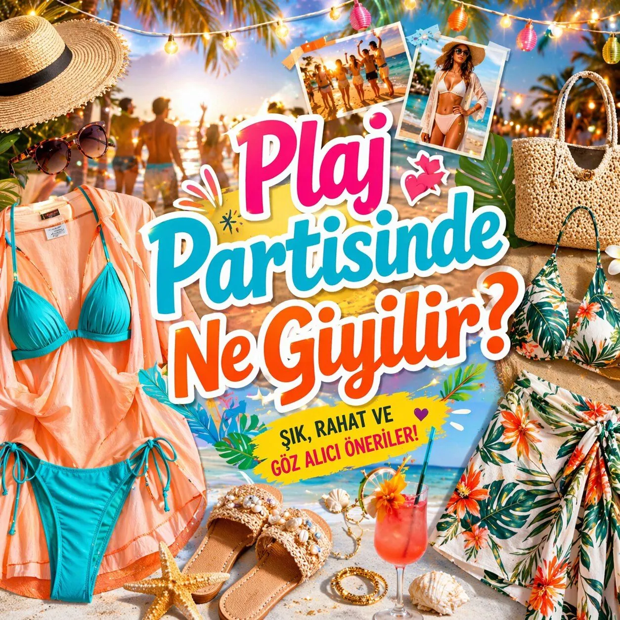 Plaj Partisinde Ne Giyilir? Kombin Önerileri ve Stil Rehberi