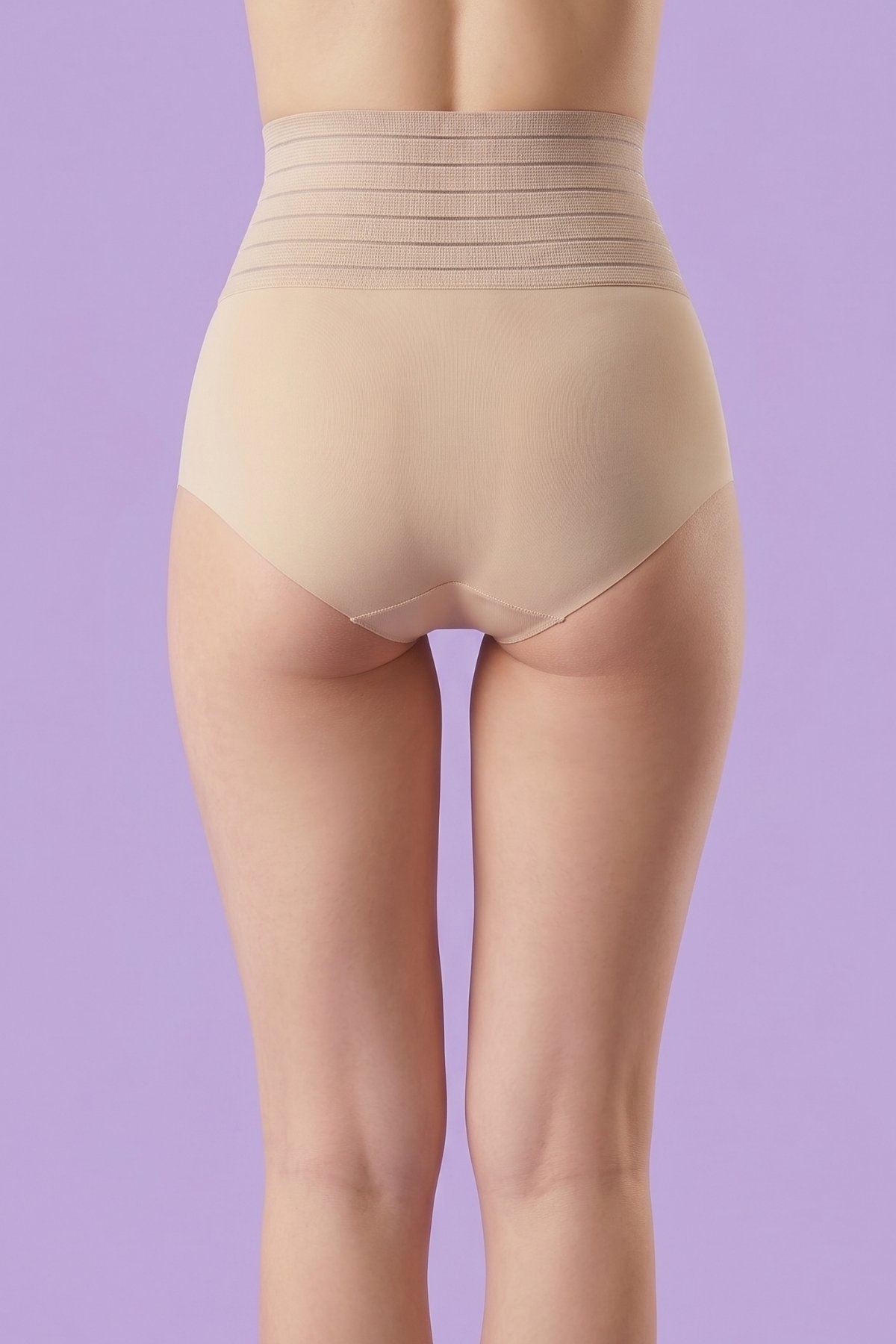 2 Sizes Slimming High Waist Laser Cut Shapewear Brief