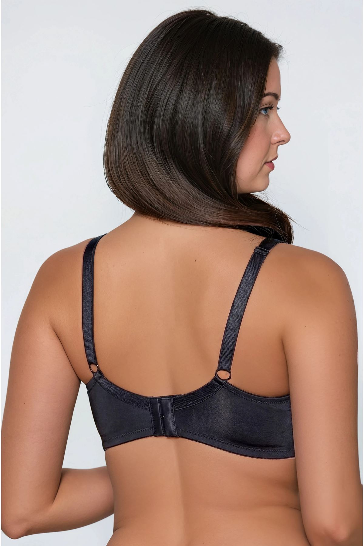 Women’s Plus Size Wireless Unlined Minimizer Bra – Non Padded