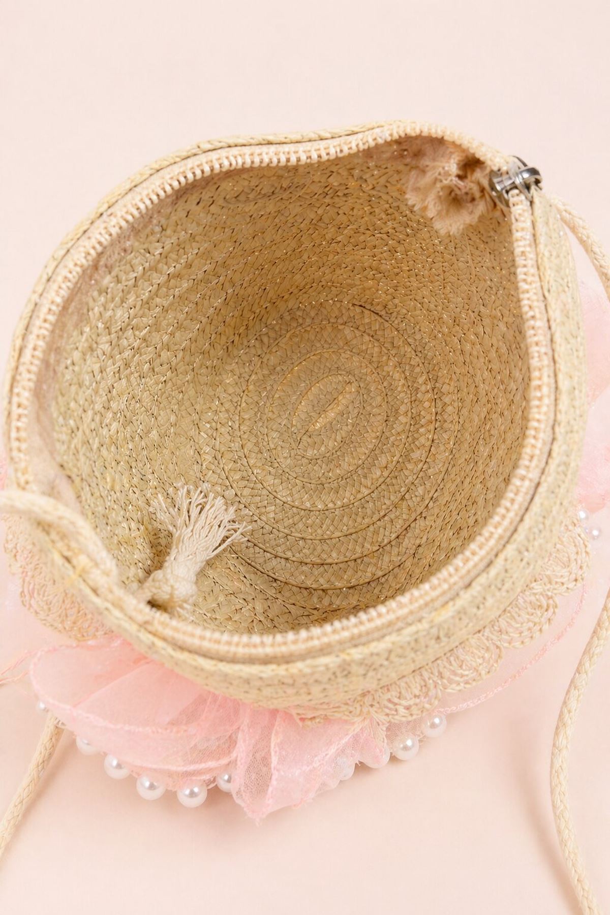 Girls Straw Hat and Bag Set Summer Beach Hat Shoulder Bag