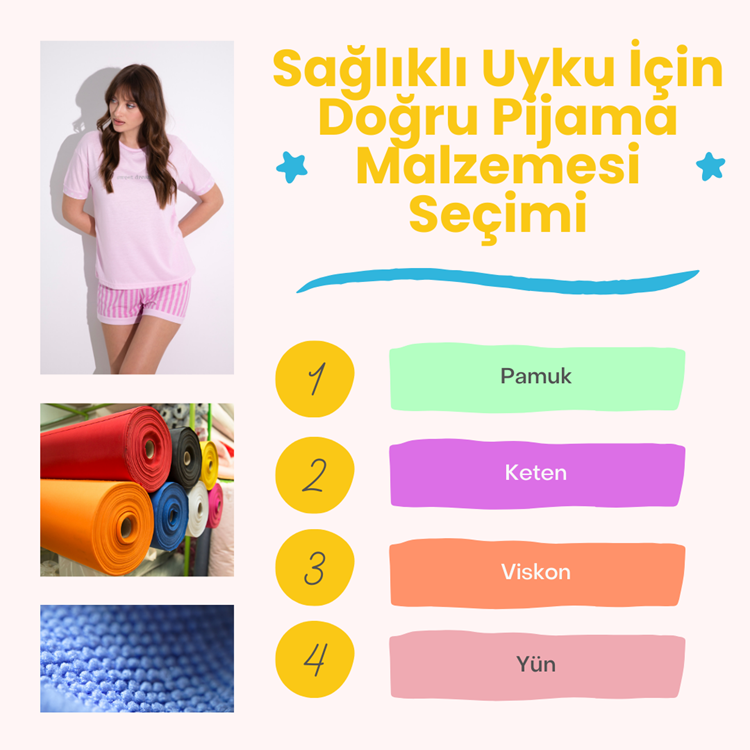 Sağlıklı Uyku İçin Doğru Pijama Malzemesi Seçimi