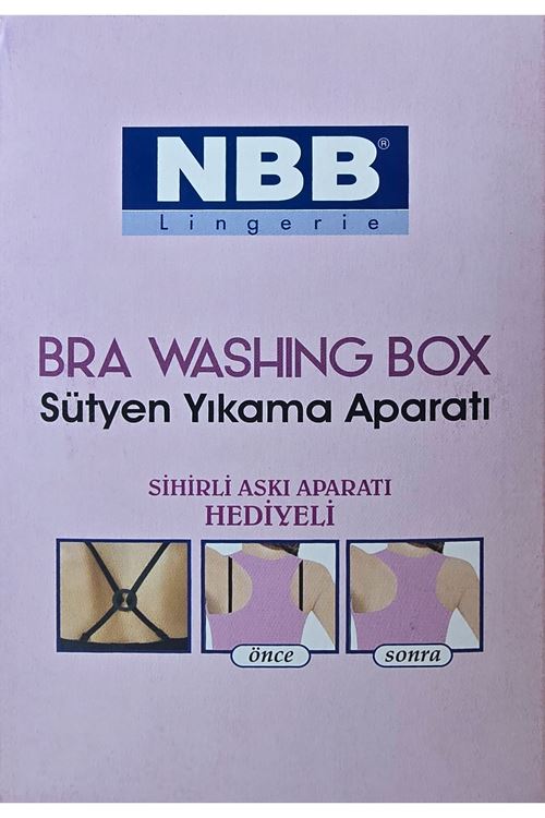 İç Çamaşır Yıkama Koruyucu Topu Sihirli Sütyen Askısı Gizleme Aparatı Hediyeli
