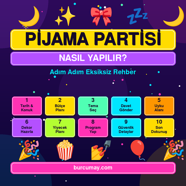 Pijama Partisi Nasıl Yapılır? Adım Adım Eksiksiz Rehber