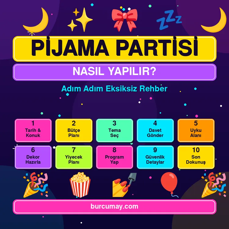 Pijama Partisi Nasıl Yapılır? Adım Adım Eksiksiz Rehber