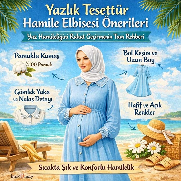 Yazlık Tesettür Hamile Elbisesi Önerileri: Yaz Hamileliğini Rahat Geçirmenin Tam Rehberi