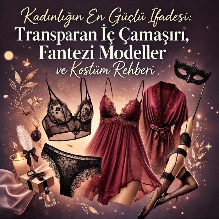 Kadınlığın En Güçlü İfadesi: Transparan İç Çamaşırı, Fantezi Modeller ve Kostüm Rehberi