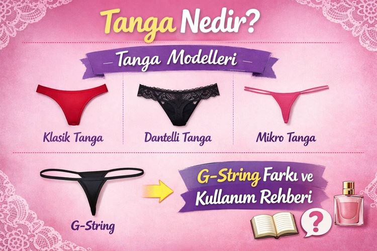 Tanga Nedir? Tanga Modelleri, G-String Farkı ve Kullanım Rehberi