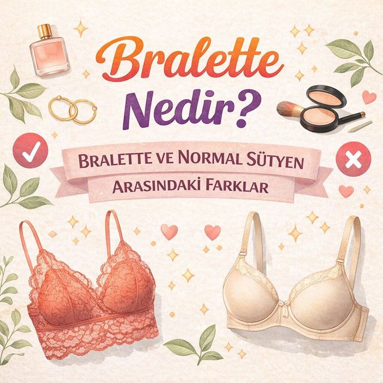 Bralette Nedir? Bralette ve Normal Sütyen Arasındaki Farklar