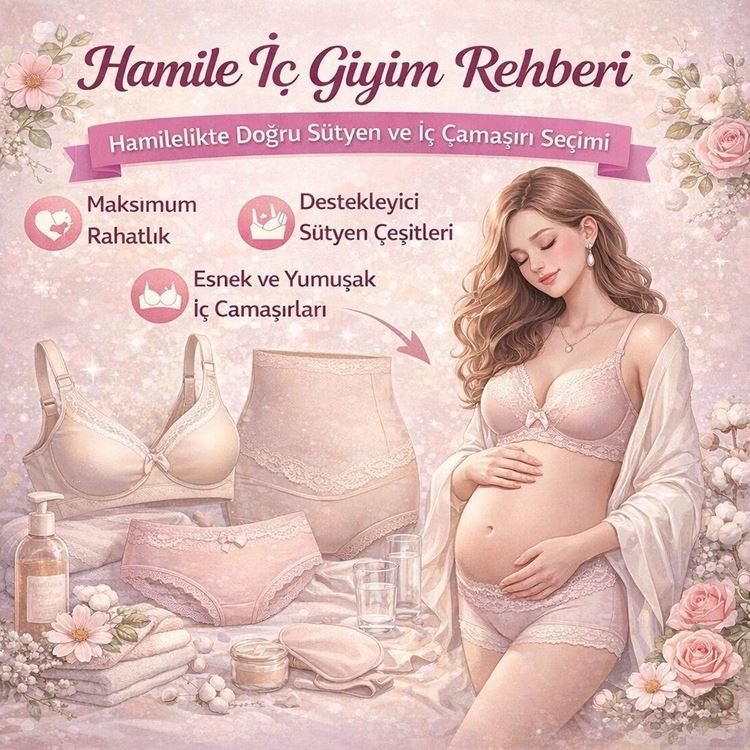 Hamile İç Giyim Rehberi: Hamilelikte Doğru Sütyen ve İç Çamaşırı Seçimi