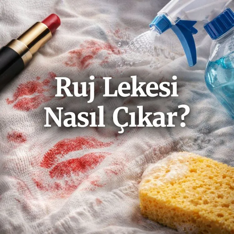 Ruj Lekesi Nasıl Çıkar? Kumaştan Makyaj Lekesi Temizleme Rehberi