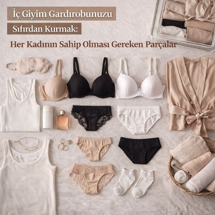 İç Giyim Gardırobunuzu Sıfırdan Kurmak: Her Kadının Sahip Olması Gereken Parçalar