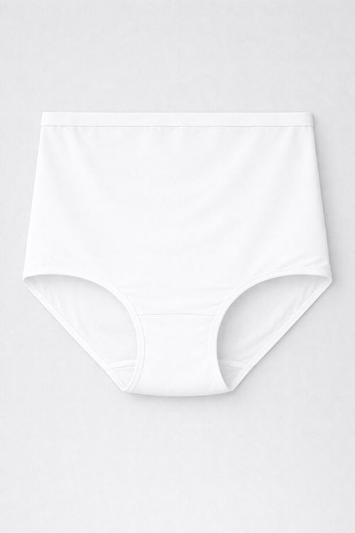 Pamuklu Modal Beyaz Hamile Külodu Ultra Esnek Likralı