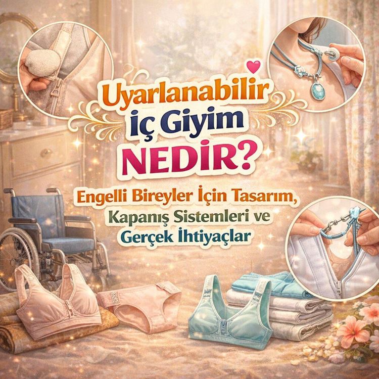 Uyarlanabilir İç Giyim Nedir? Engelli Bireyler İçin Tasarım, Kapanış Sistemleri ve Gerçek İhtiyaçlar