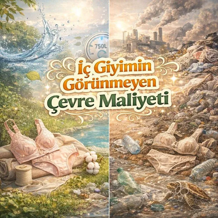 İç Giyimin Görünmeyen Çevre Maliyeti: Elastan, Mikroelyaf Salımı ve Geri Dönüşüm Sorunu