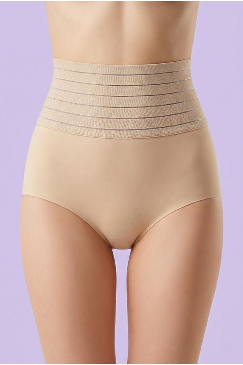2 Sizes Slimming High Waist Laser Cut Shapewear Brief