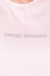 Women's Pink Shorts Summer Pajama Set with Stone Detail