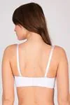 Padded Double Push Up Strapless White Bra