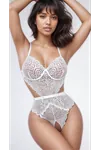 White Lace Transparent Babydoll Nightgown