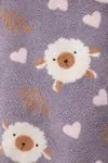 Women's Grey Fleece Pyjama Set