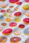 Women's Colourful Donut Print Pyjama Set