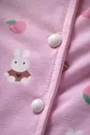 Short Sleeve Summer Button-Up Collared Soft Texture Pink Women's Pajama Set