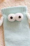Magnetic Mint Green Kids Socks – Hand-Holding Cotton Model