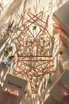 Women’s Floral Embroidered Sheer Bustier Lingerie Set