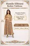 Ethnic Pattern Cotton Viscose Boho Maternity Dress Short Sleeve Summer