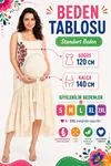Women’s Ecru Embroidered Maternity Dress Sleeveless Boho Summer